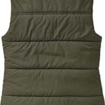 Legendary Whitetails Women’s Standard Quilted Toggle Puffer Vest, Army, Large