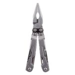 SOG PowerPint Mini Compact Stainless Steel Multi-Tool |18 Lightweight Specialty Tools & SOG Multitool Pliers Pocket Knife, Stone Wash