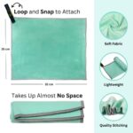 Elite Trail Magic Backpacking Ultralight Quick Dry Microfiber Soft Fast Drying Hand and Face Towel Wash Cloth Camping Yoga Hiking Active Lifestyle Small (Mint)