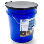 Camco Portable Toilet Bucket | Features 3 Bag Liners for Easy Clean Up & Attached Carry Handle | Includes Seat and Lid Attachment (41549)