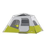 CORE 6 Person Instant Cabin Tent | Portable Large Pop Up Tent with Easy 60 Second Camp Setup for Family Camping | Included Hanging Organizer for Outdoor Camping Accessories