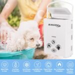 Portable Water Heater Propane Tankless – 6L 1.58GPM RV on demand Hot Gas Outdoor Digital Display Water Heater for Camping ,Boat,Cabins