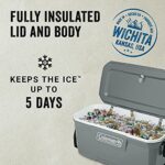 Coleman Ice Chest | Coleman 316 Series Wheeled Hard Coolers, 100qt Rock Grey