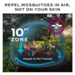 Thermacell Patio Shield Mosquito Repellent E-Series Rechargeable Repeller; 10’ Mosquito Protection Zone; Includes 12-Hour Repellent Refill; No Spray, Flame or Scent; Bug Spray Alternative