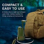 Survivor Filter Pro Water Purification System for Survival – 99.999% Removal of Tested Virus Bacteria Parasites – Lightweight Portable Water Filter for Backpacking, Camping – Water Purifier Survival