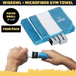 Wise Owl Outfitters Beach Towel and Yoga Towel – Quick Dry Microfiber Travel Towel for Beach, Pool, Yoga, Swim, Hand, Face, and Body