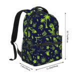 Beoek Palm Trees Large Capacity Casual Backpack Lightweight Adjustable For Man For Woman