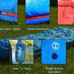 Camping Sleeping Bags for Adults w/3 Modes Cold Weather Compact Sleeping Bag Lightweight Waterproof Weather Sleeping Bag for hikking Backpacking Camping 4 Season