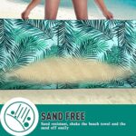 2 Pack Microfiber Beach Towel, Oversized Pool Towel 75”x 35”, Sand-Free Quick Drying Camping Super Absorbent Bath Blanket, Soft Breathable and Lightweight